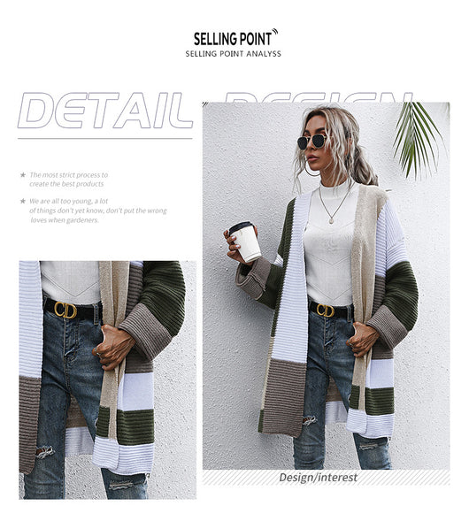 Cardigan Tejido Grueso Otoño Invierno para Mujer - Abrigo Elegante Aroma Delicado - Image 5