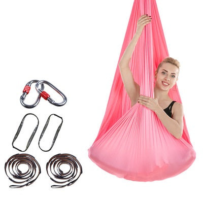 Hamaca Aérea Elástica para Yoga y Ejercicio en Casa - Image 2