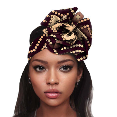Pañuelo Estampado Africano en Algodón Batik - Flor Tradicional - Image 9