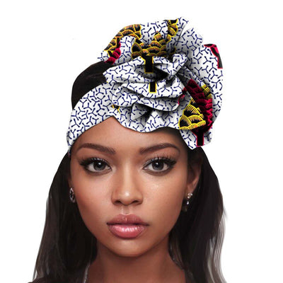 Pañuelo Estampado Africano en Algodón Batik - Flor Tradicional - Image 16
