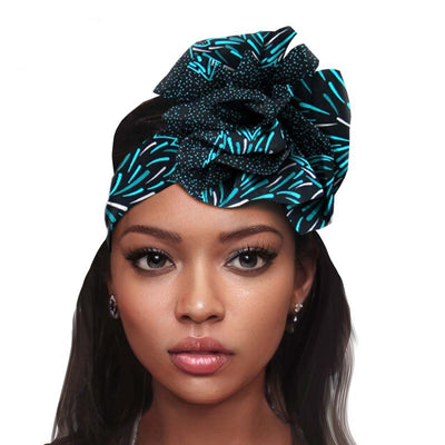 Pañuelo Estampado Africano en Algodón Batik - Flor Tradicional - Image 10