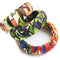 Pulsera Étnica Africana Retro con Estampado Audaz y Diseño Exagerado