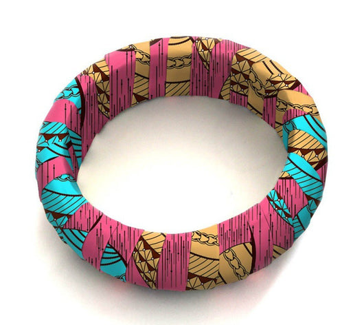 Pulsera Étnica Africana Retro con Estampado Audaz y Diseño Exagerado - Image 5