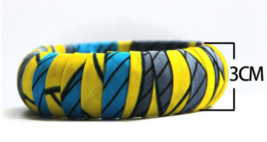 Pulsera Étnica Africana Retro con Estampado Audaz y Diseño Exagerado - Image 19
