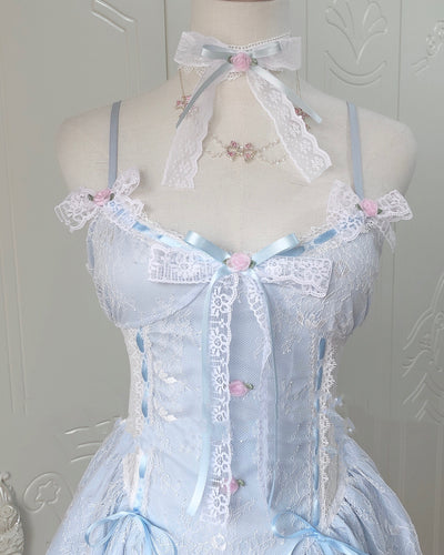 Vestido Hueco Sexy de Encaje con Tirantes - Falda Verano Girly - Image 2