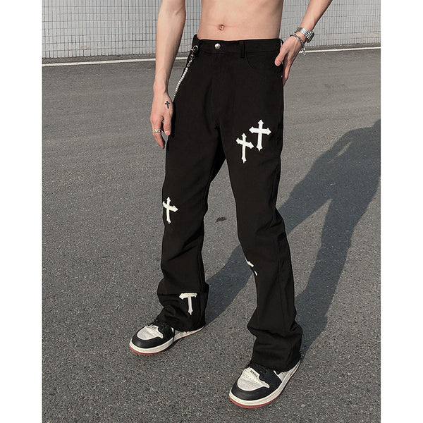 Pantalones Holgados Casuales Estilo Urbano Europeo