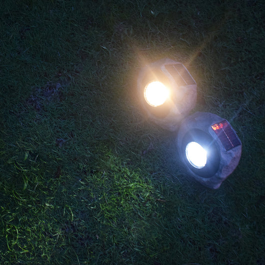 Lámpara Solar de Piedra para Jardín - Iluminación LED Exterior Decorativa - Image 4