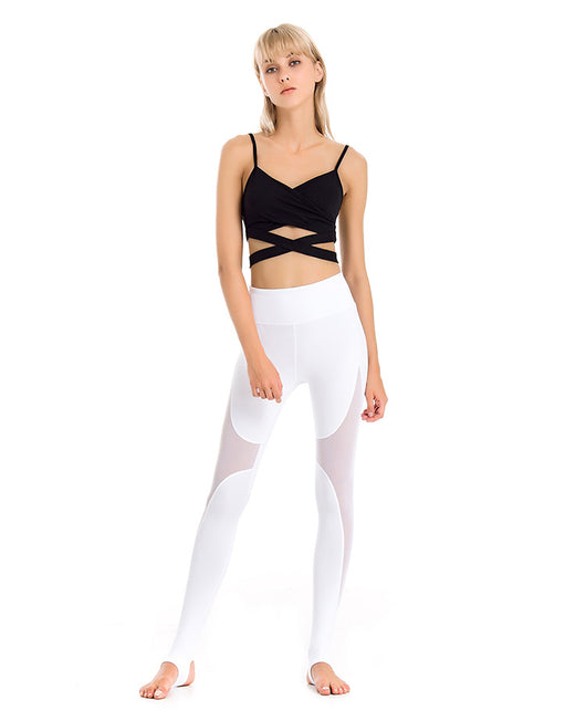 Pantalones Yoga con Detalles de Malla Elásticos y Ajustados - Image 15