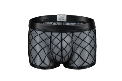 Bóxer Transparente de Diamantes para Hombre - Malla Sensual - Image 5