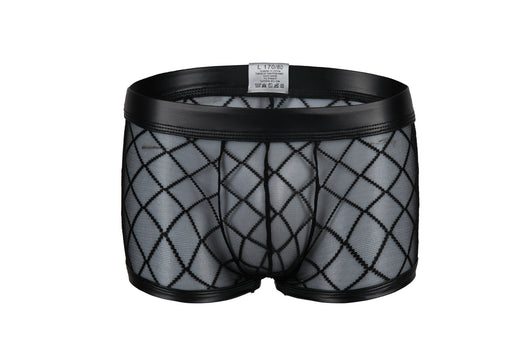 Bóxer Transparente de Diamantes para Hombre - Malla Sensual - Image 5