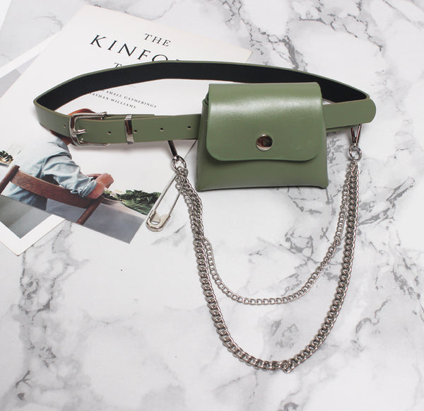 Bolso de Cintura Mini con Cadena Personalizable
