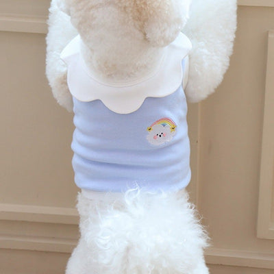 Chaleco Suave con Bordado de Nubes para Perros - Image 5