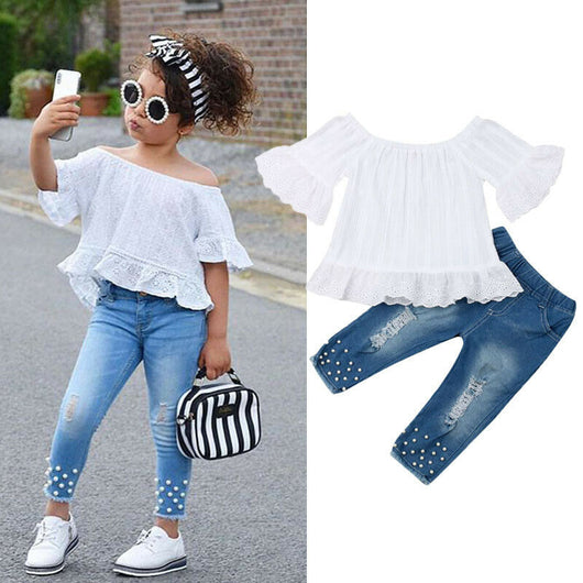 Conjunto de Shorts y Playera para Niñas - Ropa Cómoda para Bebés y Niños - Image 9