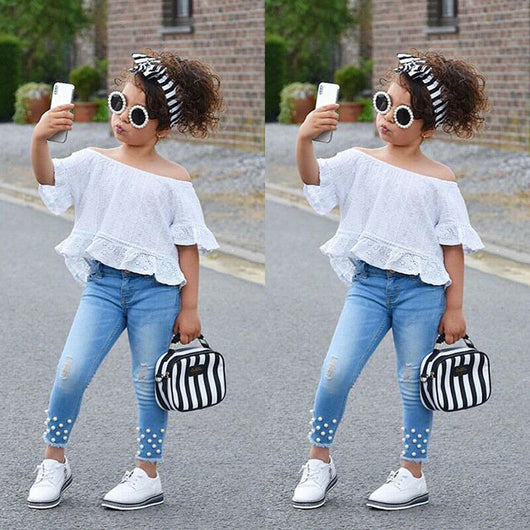 Conjunto de Shorts y Playera para Niñas - Ropa Cómoda para Bebés y Niños - Image 4