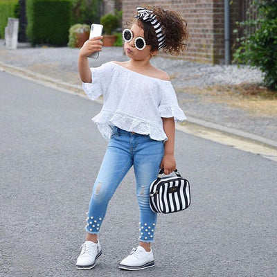 Conjunto de Shorts y Playera para Niñas - Ropa Cómoda para Bebés y Niños