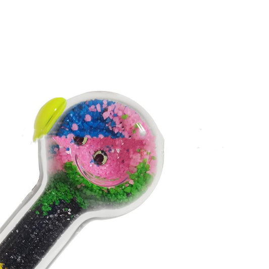Adorno de Vidrio Artesanal Multicolor - Decoración Portátil y Elegante