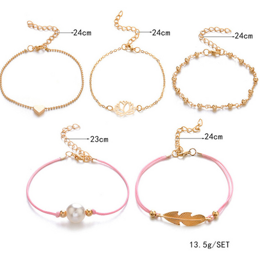 Set de Pulseras Boho Corazón Tortuga con Piedras - Diseño Infinito para Mujer - Image 6