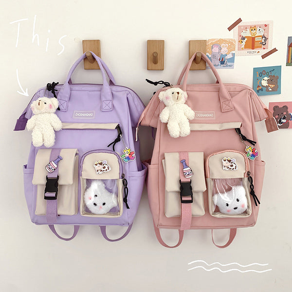 Mochila Escolar de Gran Capacidad para Niñas Secundaria