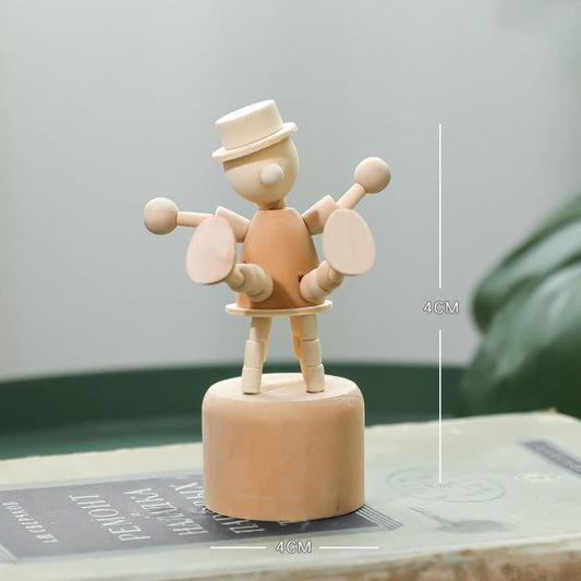Decoración Minimalista de Madera para Escritorio - Juguete Educativo Nórdico Infantil