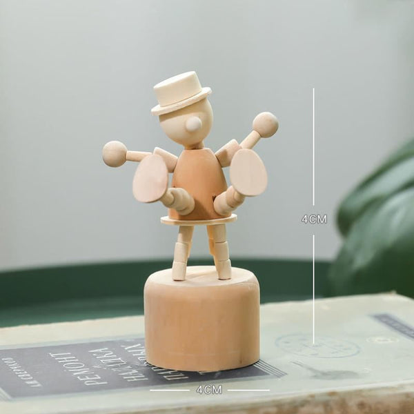 Decoración Minimalista de Madera para Escritorio - Juguete Educativo Nórdico Infantil