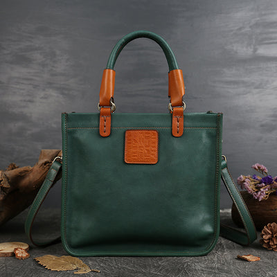 Bolso Bandolera de Cuero Genuino Primera Capa - Estilo Mensajero Clásico - Image 9