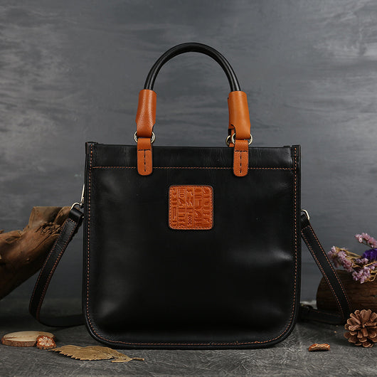 Bolso Bandolera de Cuero Genuino Primera Capa - Estilo Mensajero Clásico - Image 4