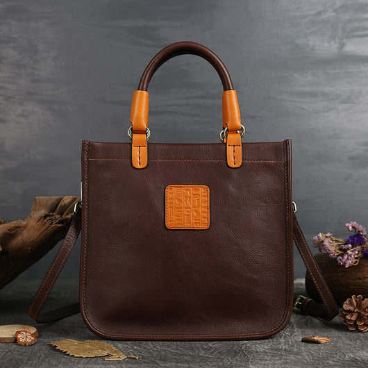 Bolso Bandolera de Cuero Genuino Primera Capa - Estilo Mensajero Clásico - Image 2