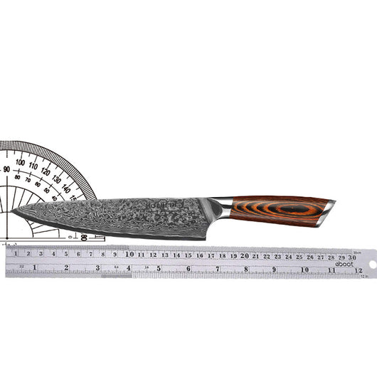 Cuchillo Chef Damasco 8 Pulgadas - Profesional para Sushi - Image 8