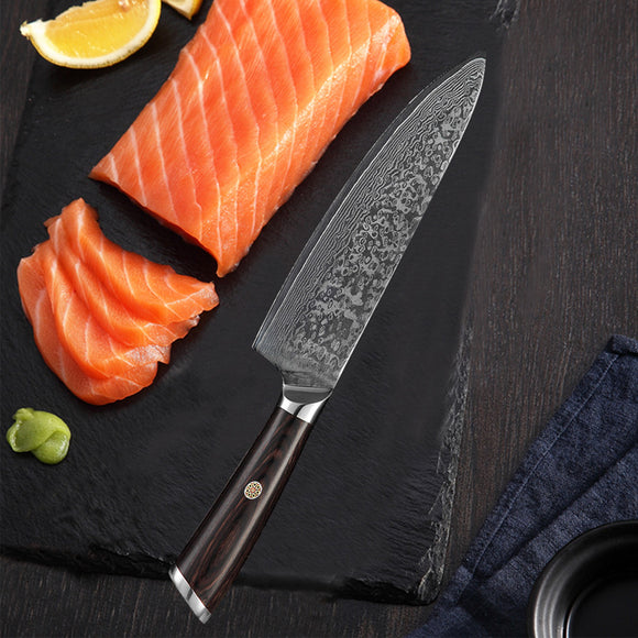 Cuchillo Profesional Chef Sushi de Acero 8 Pulgadas para Sashimi