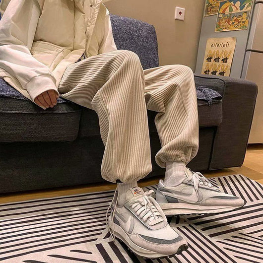 Pantalones de Pana Rectos Holgados - Estilo Casual Versátil - Image 14