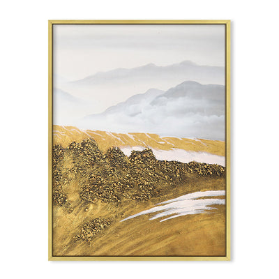 Cuadro Decorativo Abstracto Montaña Nevada con Pájaro - Lienzo Moderno para Sala - Image 9