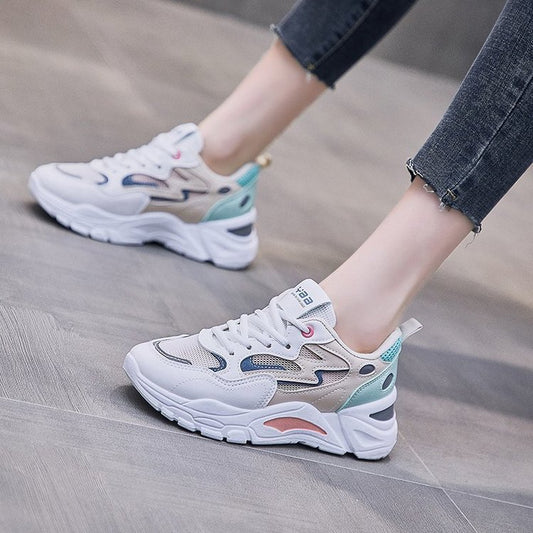 Zapatillas Blancas Casuales Daddy Shoes - Comodidad Versátil para Mujer - Image 2