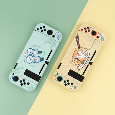 Funda Protectora de Nutria Marina para Control Nintendo Switch Lite - Carcasa Rígida PC con Agarre