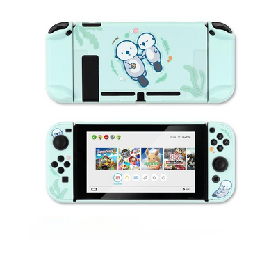 Funda Protectora de Nutria Marina para Control Nintendo Switch Lite - Carcasa Rígida PC con Agarre - Image 6