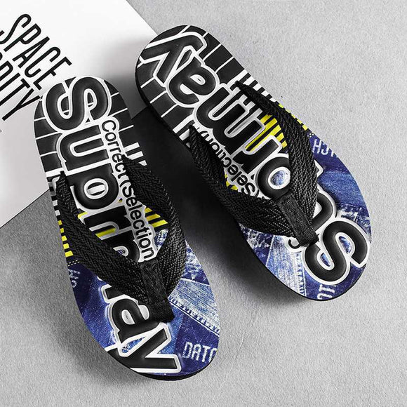 Sandalias Hombre Estilo Coreano Playa Moda Antideslizantes Chanclas Versátiles