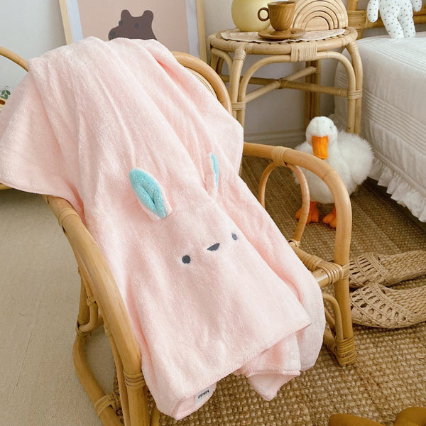 Toalla de Baño Infantil Súper Absorbente con Diseños de Dibujos Animados