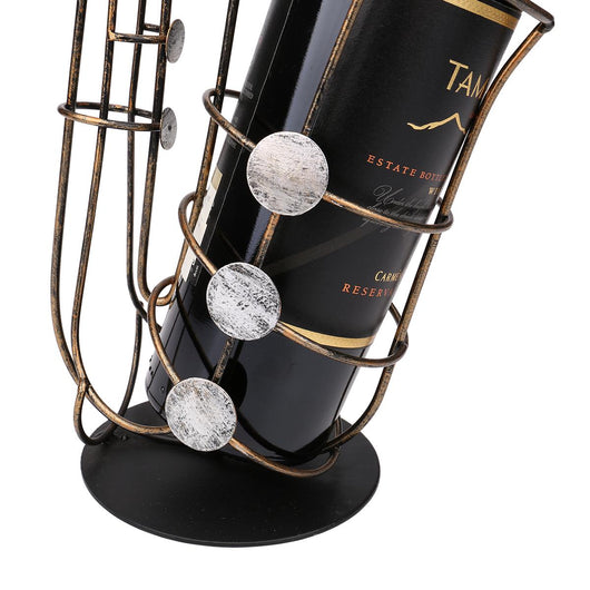 Soporte para Botellas de Vino Saxofonista - Decoración Metálica Artística - Image 7