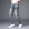 Tide Trend Sports Trousers with Elastic Waist