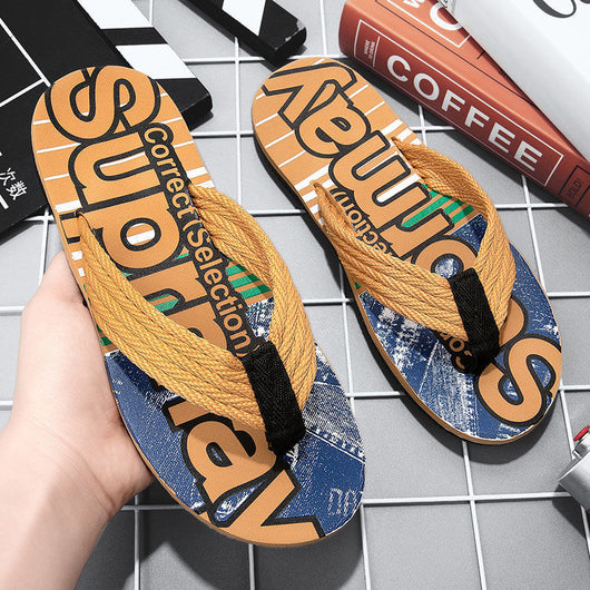 Sandalias Flip Flop para Hombre - Comodidad Versátil de Playa y Ciudad - Image 12
