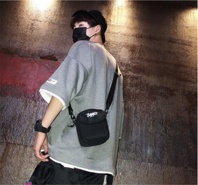 Bolsa Bandolera Urbana Unihombro Estilo Hip-hop para Hombre - Image 6