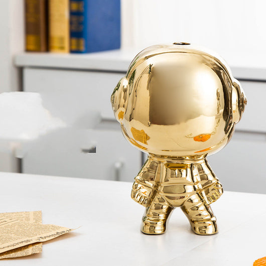 Adorno Astronauta de Cerámica Luxury Nordic para Sala de Estar - Image 10