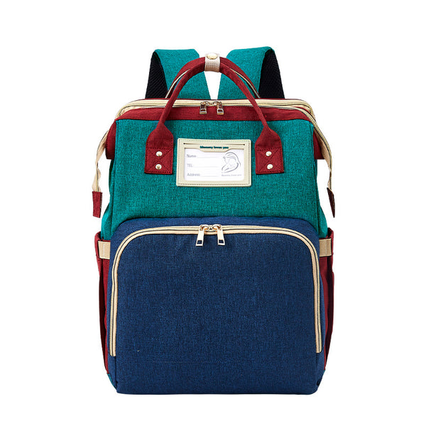Bolsa Viajera Convertible con Cuna Portátil USB
