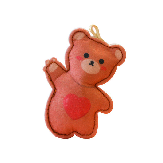 Felt catnip toy shaped like a watermelon slice with red flesh, black seeds, green rind, and a hanging loop. - Image 12