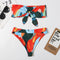 Traje de Baño Bikini Estampado Split para Mujer