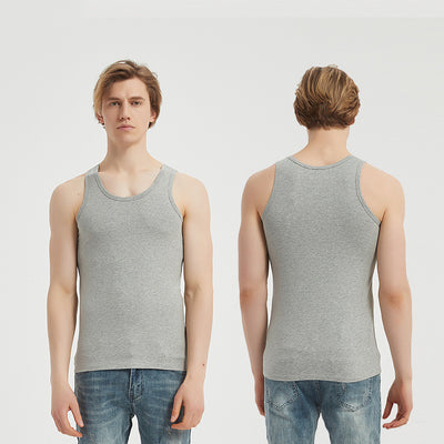 Chaleco Deportivo Elástico para Hombre en Algodón Puro Transpirable - Image 4