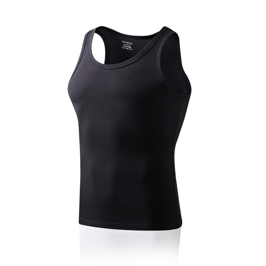 Chaleco Deportivo Elástico para Hombre en Algodón Puro Transpirable