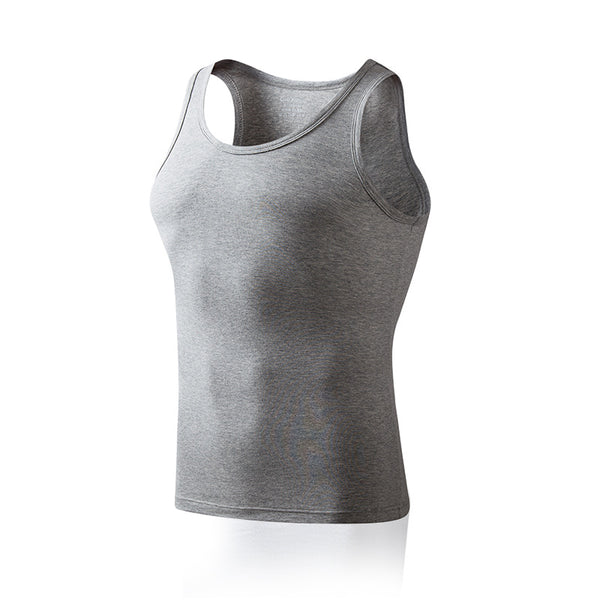 Chaleco Deportivo Elástico para Hombre en Algodón Puro Transpirable