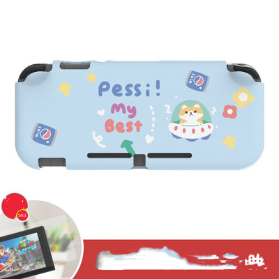 Funda Protectora Nintendo Switch Lite - Diseño Shiba Inu y Conejo Kawaii - Image 6
