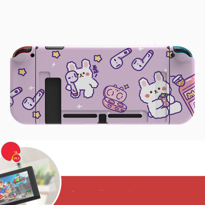 Funda Protectora Nintendo Switch Lite - Diseño Shiba Inu y Conejo Kawaii - Image 15