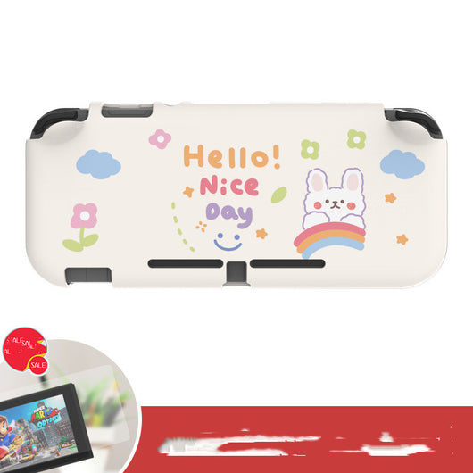 Funda Protectora Nintendo Switch Lite - Diseño Shiba Inu y Conejo Kawaii - Image 22